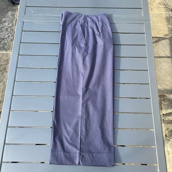 COS Cotton Wide Leg Cropped Trousers - Picture 9 of 16